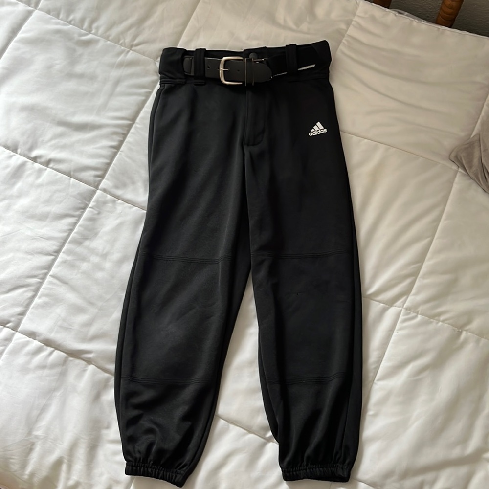 Boys’ Adidas Baseball Pants with Belt